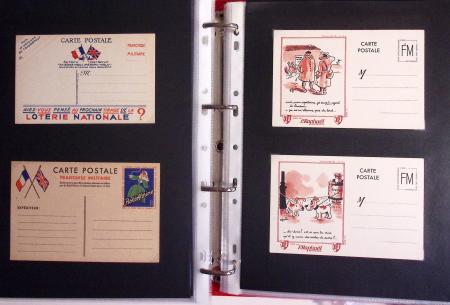 1939-1945, Collection de près de 550 cartes postales