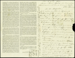 N°37 OBL étoile 1 + CAD "Paris Pl. de la Bourse" (16