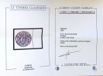 N°2113b 4fr Yaacov Agam, variété couleur noir omise,