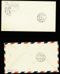 1930env. AEROPHILATELIE: Excellent lot de 37 lettres dont