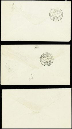 1930env. AEROPHILATELIE: Excellent lot de 37 lettres dont