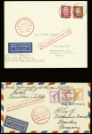 1930env. AEROPHILATELIE: Excellent lot de 37 lettres dont