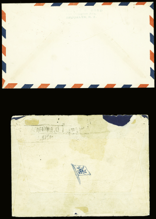 1930env. AEROPHILATELIE: Excellent lot de 37 lettres dont