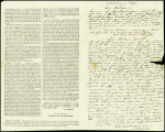 N°29 obl. Étoile 2 + CAD "Paris R. St Lazare" (9 nov 70) sur Gazette des Absents pour Airaines (Somme) avec arrivée 1 dec 70 (Le Daguerre). TB