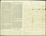 N°37 obl. GC 445 + CAD "Paris Bercy" (16 nov 70) sur Gazette des Absents n°7 pour Gignac (Hérault) avec arrivée 28 nov (Le Général Uhrich). TB