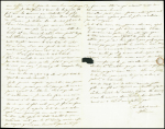 N°14 obl. PC 3486 + T15 "Vanves (60)" (1860) sur lettre pour le navire La Zénobie stationné au Levant et n°14 obl. Étoile muette + CAD "Paris (60)"