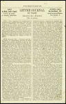 N°29 obl étoile 2 + CAD "Paris R. St Lazare" (28 janv 71) sur Gazette des Absents n°33 du 28 janv 71 pour Airaines Somme (arrivée 14 fev) avec griffe