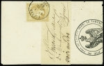 Tarif tarif des Juges de Paix à 10c avec n°28A obl.