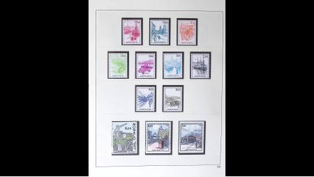 1885-2005 Belle collection neuve en six classeurs SAFE,