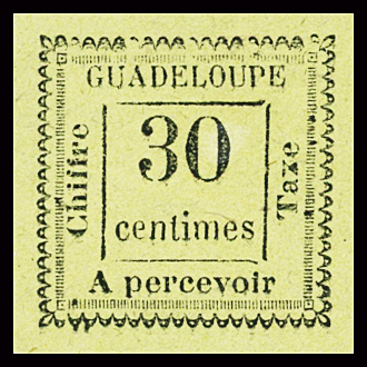 N°10 30c jaune, neuf (*), TB. Signé A. Brun