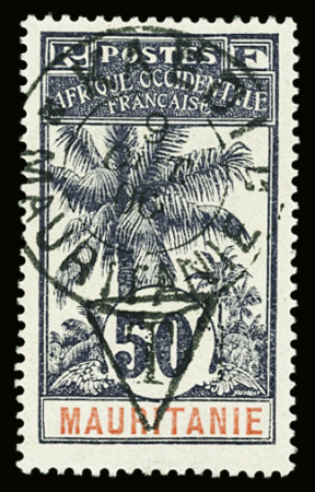 TAXE n°7 50c violet CàD Kaëdi, obl., TB.