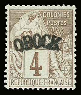 N°3 4c lilas brun s. paille, neuf  *, TB. Signé Calves