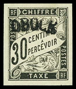 N°3 30c noir, neuf *, TB. Signé A. Brun