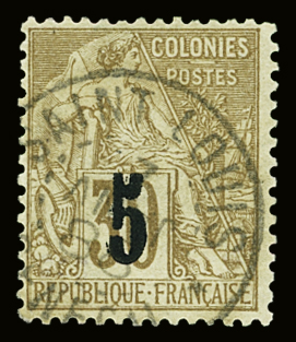 N°2A 5 s. 30c brun, obl., TB.