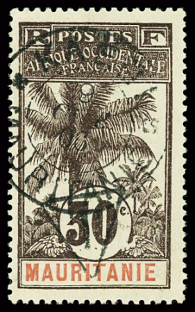 TAXE N°5 30c brun s. chamois, obl., TB. Signé JF. Brun