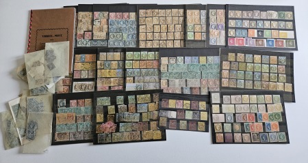 1850-1898, Sur une vingtaine de cartes et pochettes,