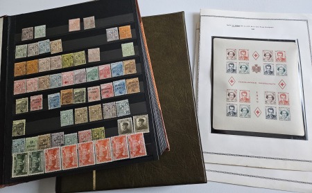 1885-2000, dans 2 classeurs, belle collection de timbres