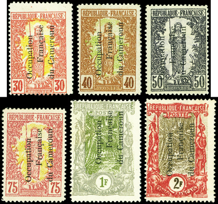 N°59a, 61a, 63a/66a surcharge ascendante, neuf *, TB