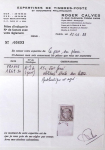 N°2b 15c vert FONCE, obl. ETOILE s. petite LSC de Paris pour Paris 16/6/53, TTB, certif. Calves