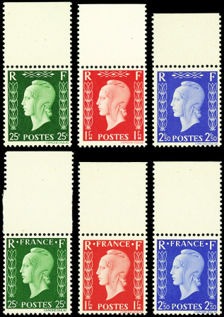 N°701A/F Dulac, série NON EMISE, bdf, neuf **, TB