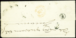 N°26A et 27A, 2c T I et 4c T I (2) obl. ETOILE 18 s. LSC, càd R. de Londres 10/12/65, au verso càd rouge REBUTS de PARIS RECLAMAT, TB