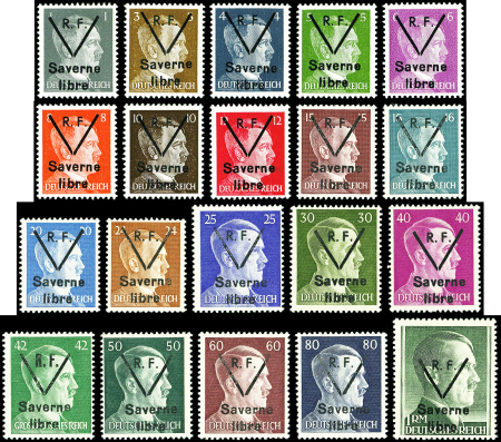 SAVERNE N°1/20 la série T II, neuf *, TB