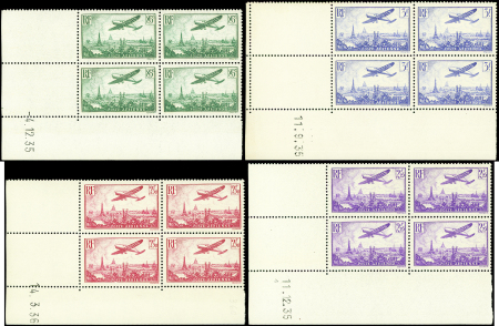 N°8/13 en BLOCS de 4 CD, neuf **, TB