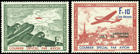 N°4b/5b surcharge RENVERSEE, neuf **, TB, cote Maury