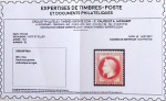 N°32 80c  rose, neuf *, TTB. Signé + certificat Calves