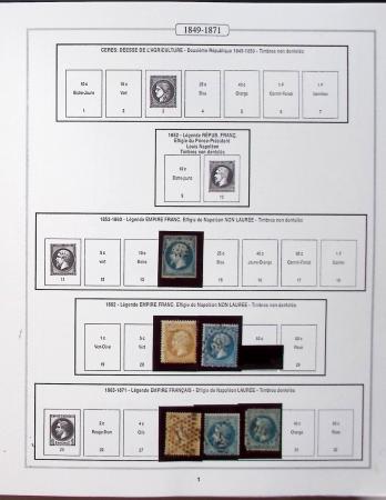 1950-2005, Collection de France en 6 volumes obl et