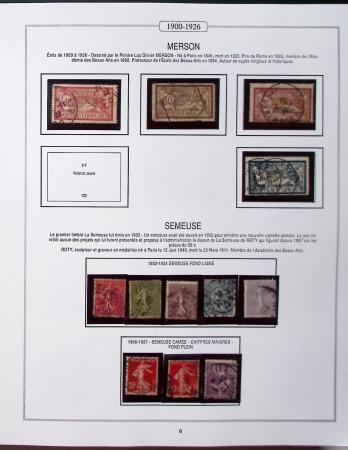 1950-2005, Collection de France en 6 volumes obl et