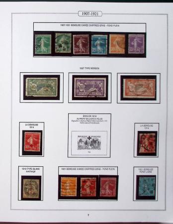 1950-2005, Collection de France en 6 volumes obl et