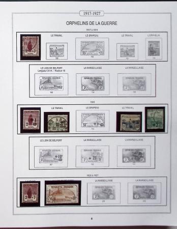 1950-2005, Collection de France en 6 volumes obl et