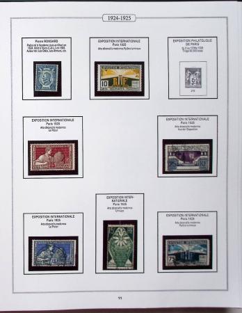 1950-2005, Collection de France en 6 volumes obl et