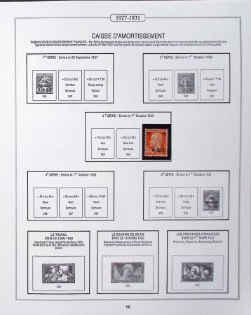 1950-2005, Collection de France en 6 volumes obl et