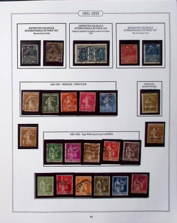 1950-2005, Collection de France en 6 volumes obl et