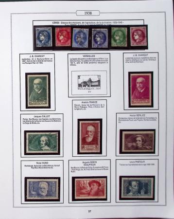 1950-2005, Collection de France en 6 volumes obl et