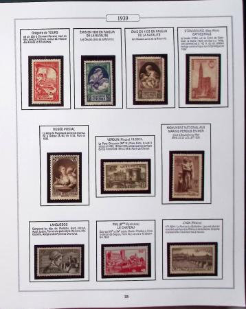 1950-2005, Collection de France en 6 volumes obl et