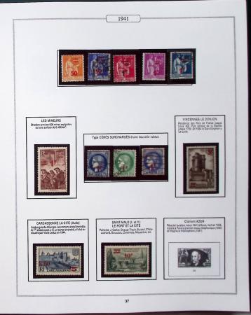 1950-2005, Collection de France en 6 volumes obl et