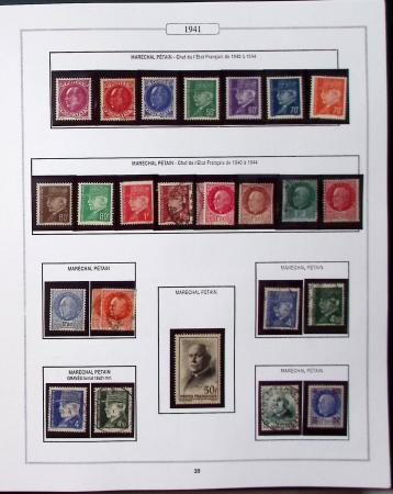 1950-2005, Collection de France en 6 volumes obl et
