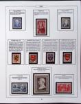 1950-2005, Collection de France en 6 volumes obl et