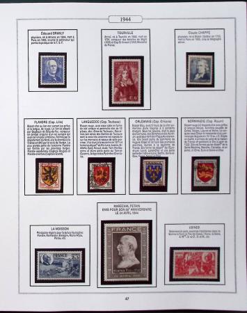 1950-2005, Collection de France en 6 volumes obl et