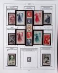 1950-2005, Collection de France en 6 volumes obl et