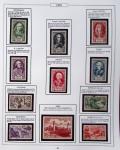 1950-2005, Collection de France en 6 volumes obl et