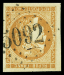 N°48 40c orange, obl. GC 5092 de Mersina (Bureau Français.à