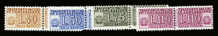 Colis Postaux N°68/71 série de 1953 neufs sans charnière,