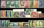 1944/1957, collection sur 3 planches