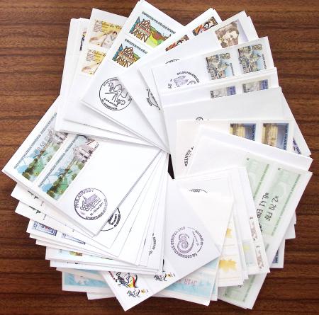 1999-2013, Collection de 45 séries sur enveloppes PREMIER