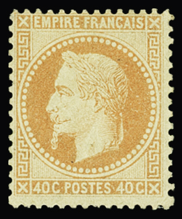 N°31 40c orange, neuf *, TB