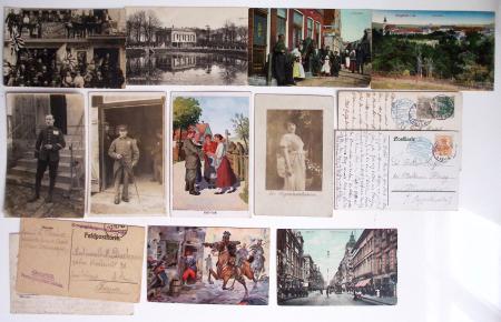 79 lettres en franchise : lettre avec cachet violet "travailleurs chinois Rouen-Port le chef de groupement" (1919), cachet violet avec déesse assise